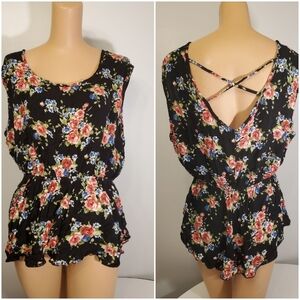 Libian Floral Blouse 3X